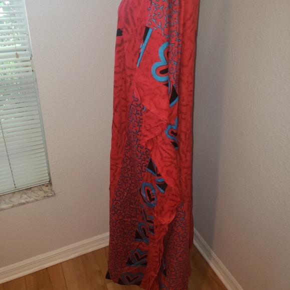 Just In: New/NWT African Woman Red Kaftan Abaya - Picture 7 of 13